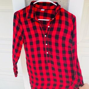 Buffalo Plaid Flannel Dress